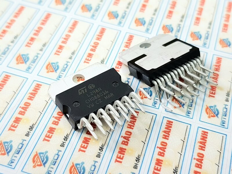 IC motor Driver L298N L298 298 ZIP-15 46V 4A - Ảnh 2