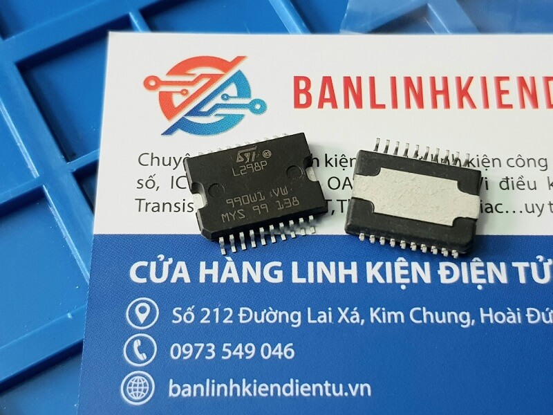 Alternative view of L298P IC điều khiển động cơ PowerSO20