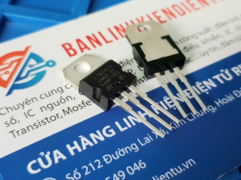Alternative view of L7824CV, L7824, 7824 TO-220 IC nguồn ổn áp 24V