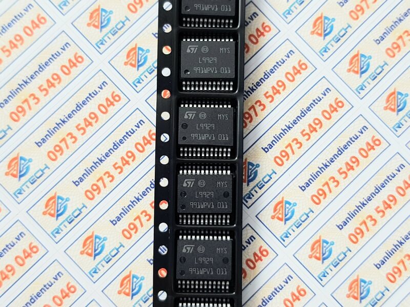 Alternative view of L9929 SPI Controlled H-Bridge Power SSO-24