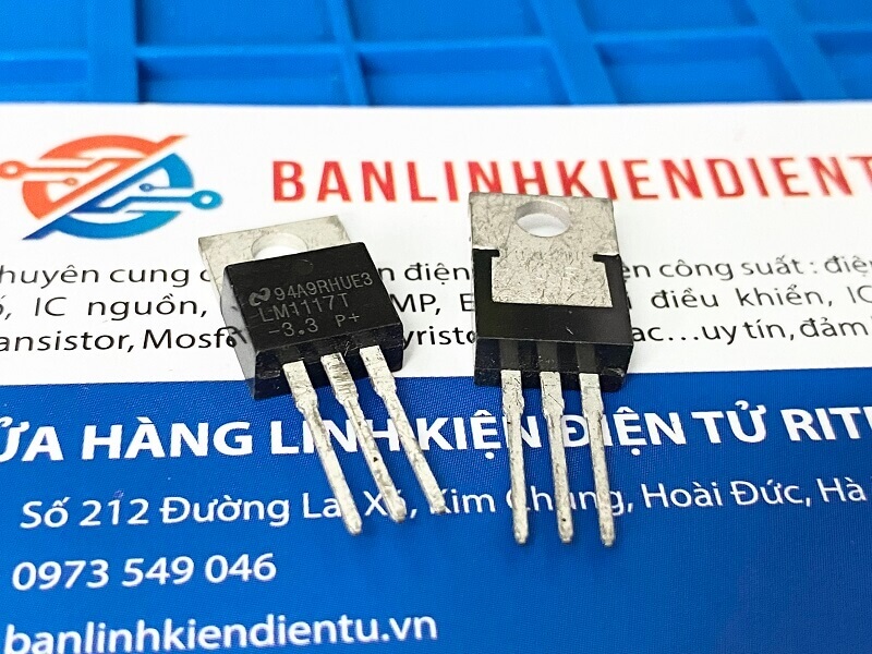 Alternative view of LM1117T-3.3, LM1117T +3.3V IC nguồn TO-220