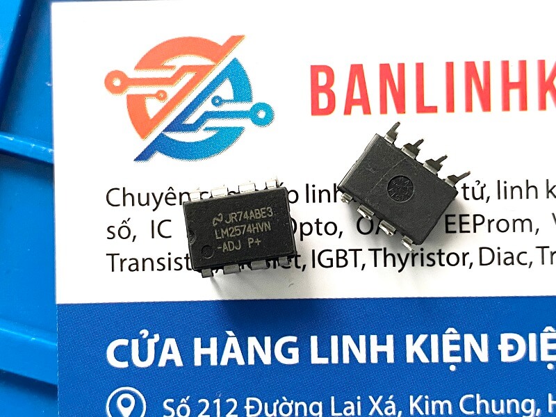 Alternative view of LM2574HVN-ADJ, LM2574 IC DIP-8