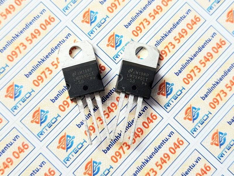 Alternative view of LM2940CT-5.0, LM2940-5.0, LM2940T-5.0 IC nguồn TO-220