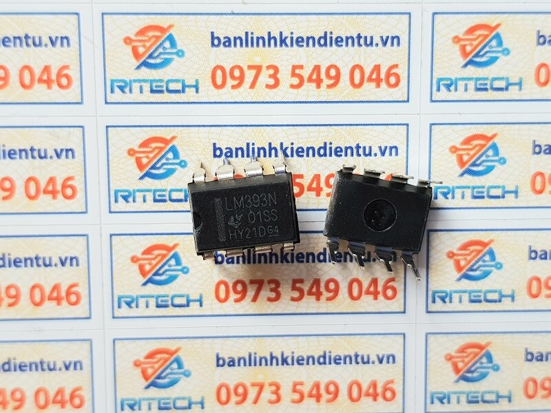 Alternative view of LM393N LM393P IC Khuếch đại thuật toán DIP-8