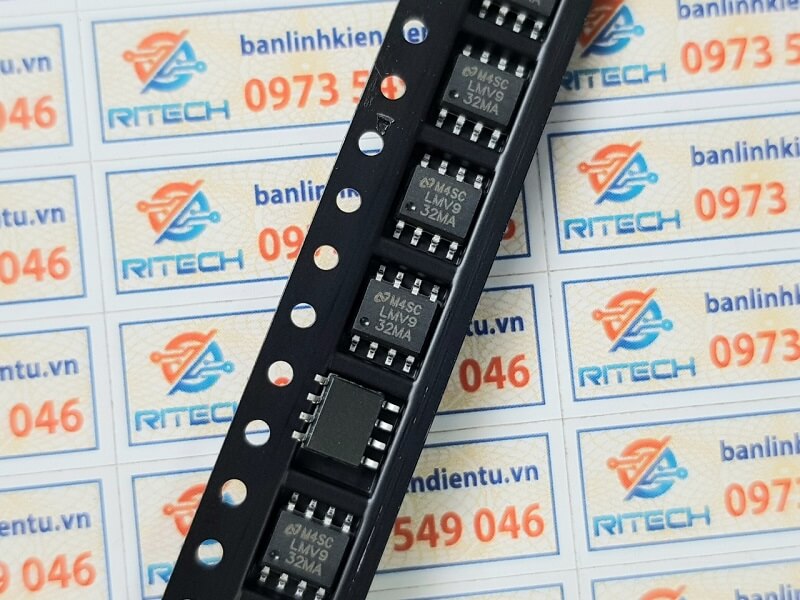 Alternative view of LMV932MA IC OpAmp SOP-8