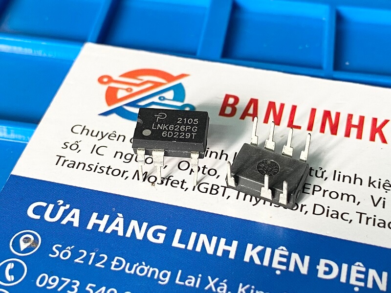 LNK626PG, LNK626P, LNK626 IC nguồn DIP-7 hàng nhập khẩu