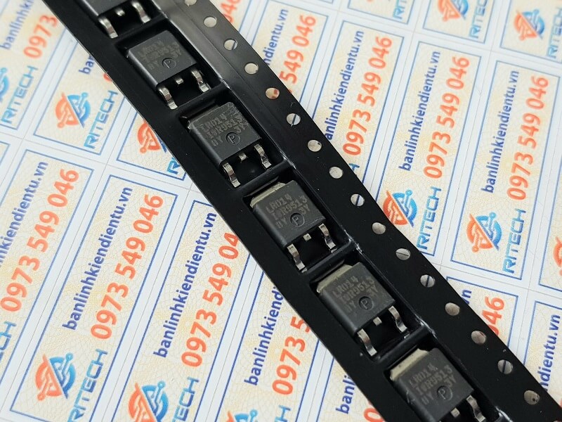 Alternative view of LR014 IRLR014 Mosfet kênh-N 60V 7.7A TO-252
