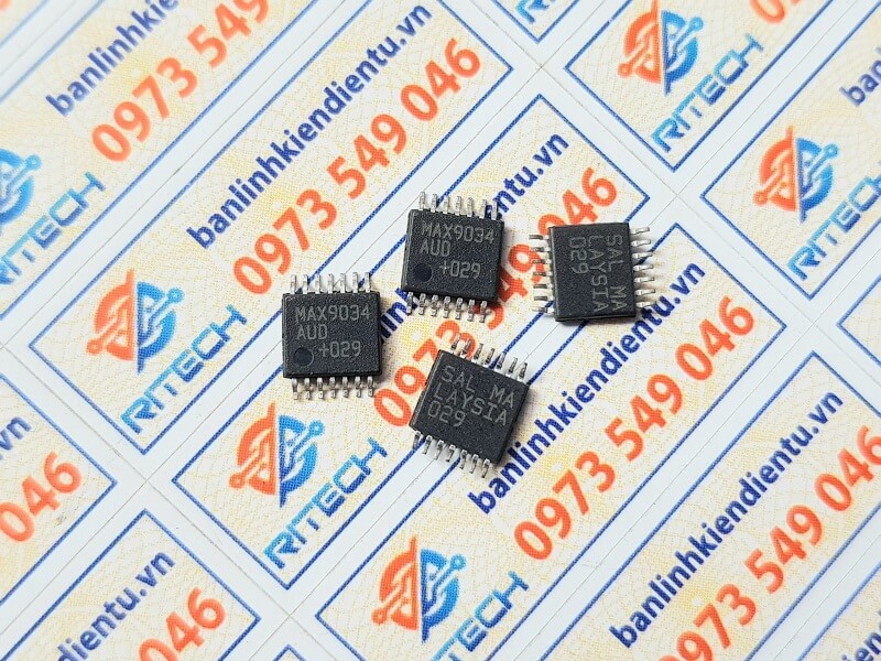 Alternative view of MAX9034AUD IC Comparator Quad 14-TSSOP
