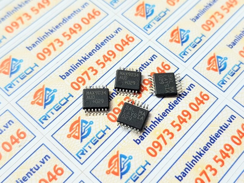MAX9034AUD IC Comparator Quad 14-TSSOP