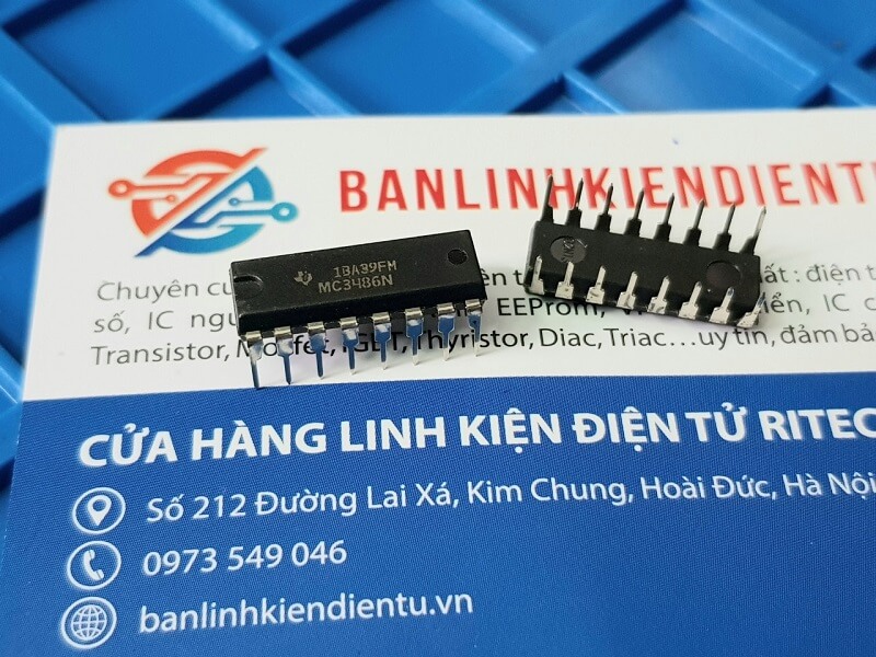 Alternative view of MC3486N MC3486 DIP-16 IC giao tiếp