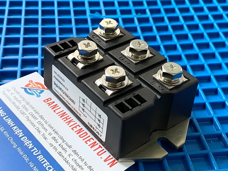 Alternative view of MDS250A1600V Diode cầu 3 pha 250A 1600V