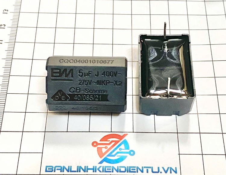 Alternative view of Tụ BM MKP 5uF 275VAC