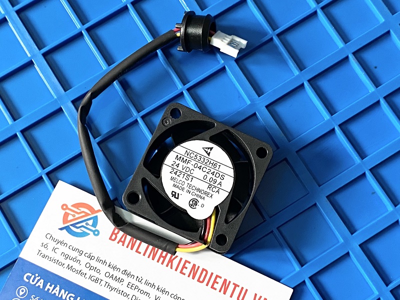 Alternative view of MMF-04C24DS-RCA NC5332H61 Quạt 0.09A 24VDC 40x40x15mm (loại xịn)