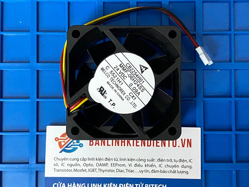 Alternative view of MMF-06H24SS-CX1 24V 0.09A kích thước 60x60x25mm