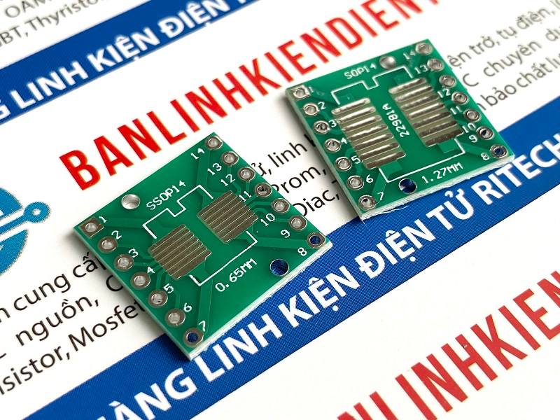 Mạch chuyển đổi SOP14 SSOP14 TSSOP14 sang DIP14