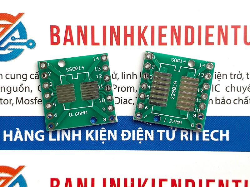Mạch chuyển đổi SOP14 SSOP14 TSSOP14 sang DIP14