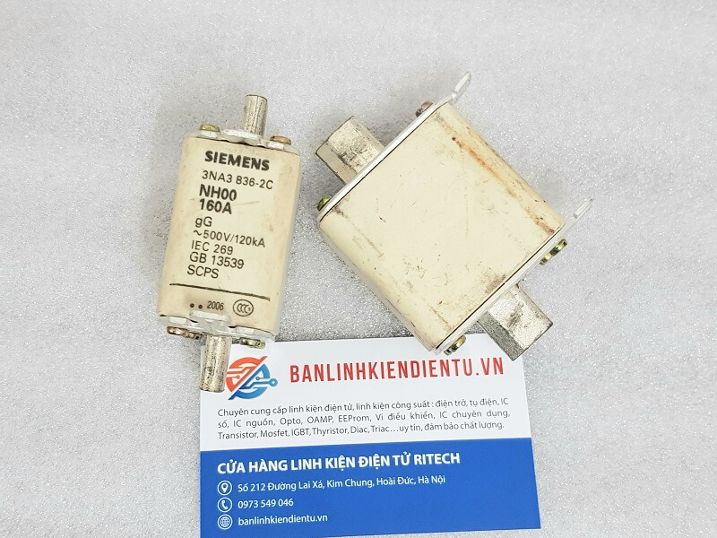 Alternative view of Cầu chì Siemens NH00 160A 500V