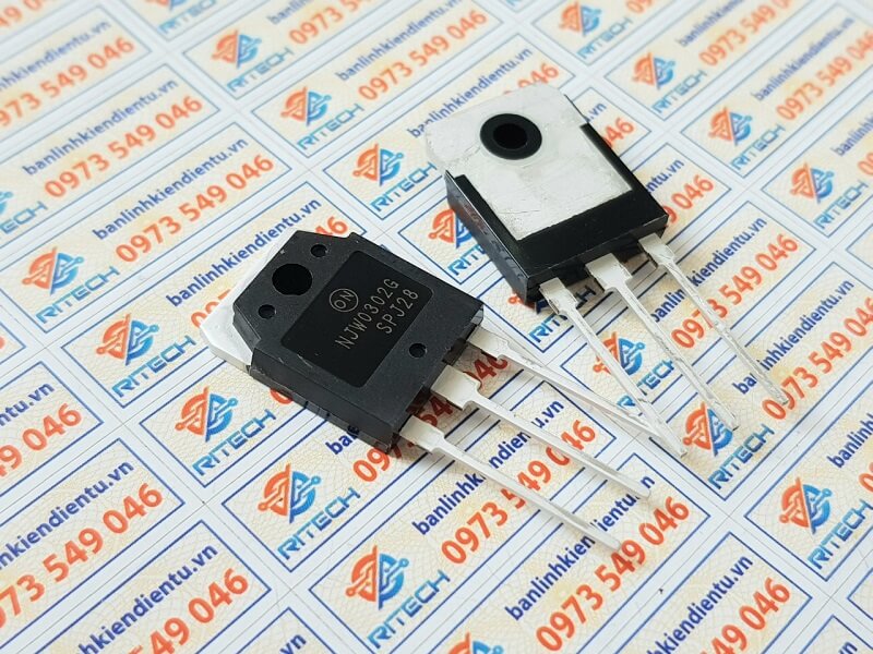 Alternative view of NJW0302G Transistor PNP 15A/250V/150W TO-3P (Hàng thường)