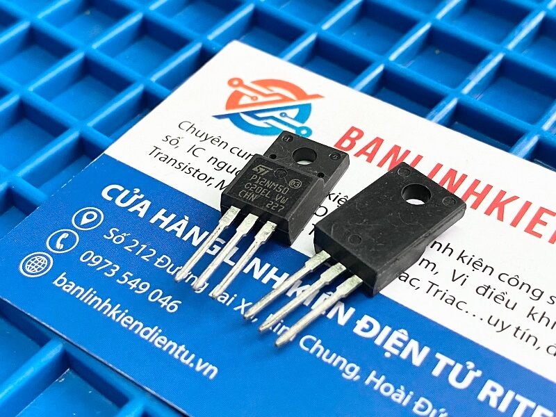 P12NM50, STP12NM50FP, P12NM50FP Mosfet Kênh N 12A 550V TO-220FP