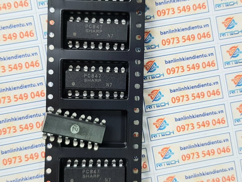 PC847, PC817-4 Opto SOP-16 - Ảnh 3