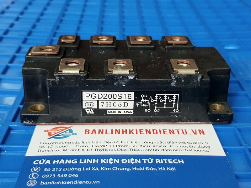 PGD200S16 Diode cầu + Thyristor 200A 1600V (hàng tháo máy)