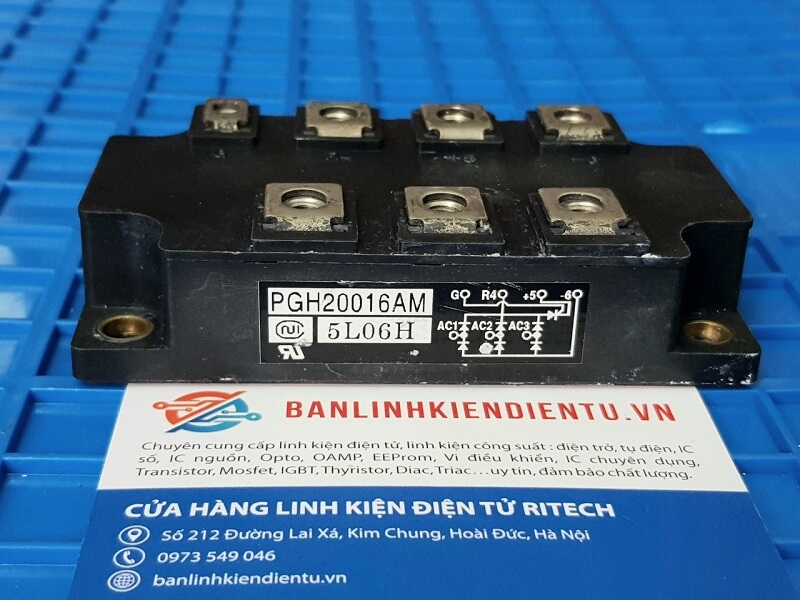 PGH20016AM Diode cầu 3 pha+ Thyristor 200A 1600V (Tháo máy)