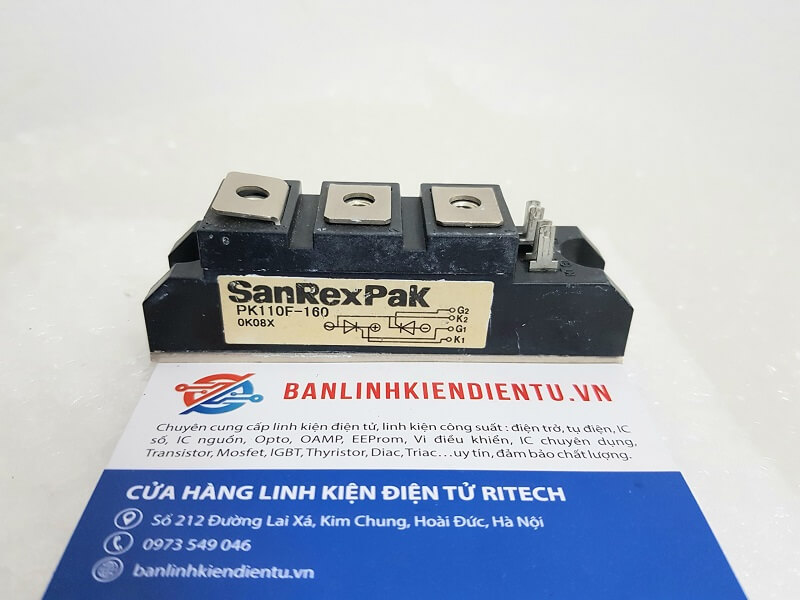 PK110F-160 Module Thyristor 110A/1600 (Tháo máy)