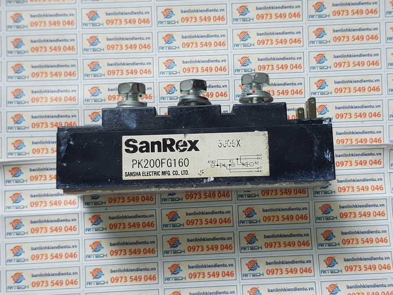 Alternative view of PK200FG160 Module Thyristor 200A 1600V (Tháo máy)