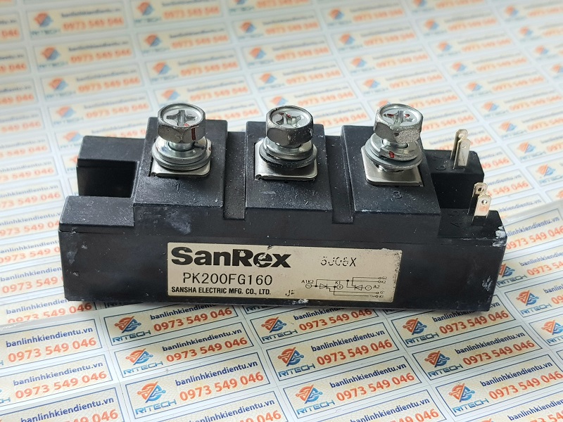 PK200FG160 Module Thyristor 200A 1600V (Tháo máy)