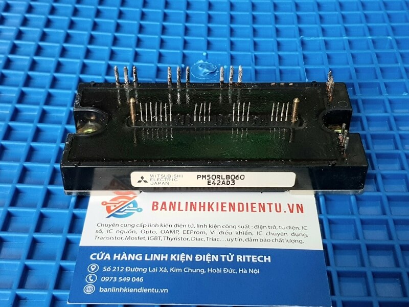 Alternative view of PM50RLB060 Module IGBT 50A 600V (tháo máy)