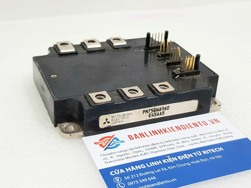 PM75BWA060 Module IGBT MISUBISHI 75A 600V Tháo máy