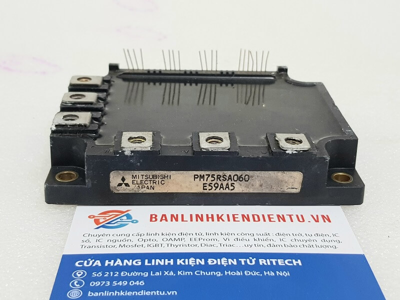 Alternative view of PM75RSA060 Module IGBT MITSUBISHI 75A 600V