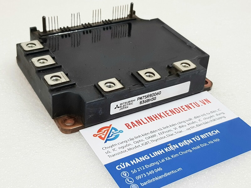 PM75RSD060 Module IGBT MITSUBISHI 75A 600V Tháo máy