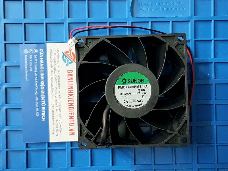 Quạt Sunon PMD2409PMB1-A, 24V, 92x92x38mm