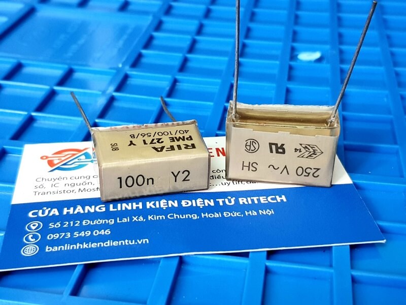 Alternative view of Tụ Rifa 100nF 250V 0.1uF 100n Y2 PME271Y
