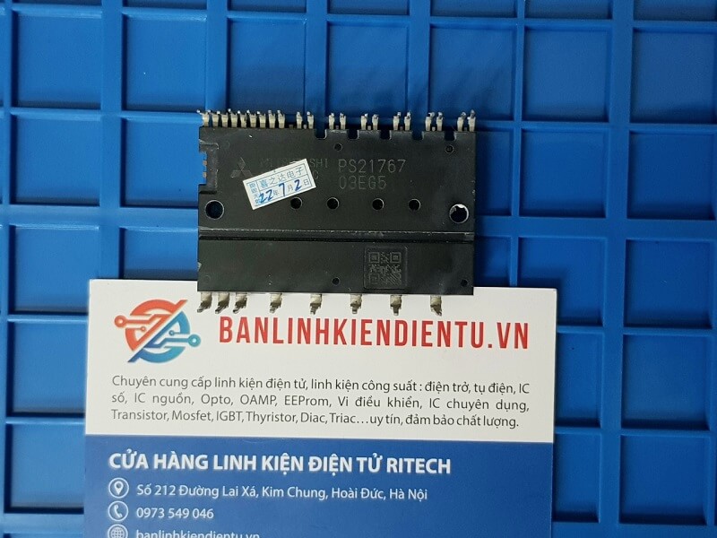 PS21767 21767 IGBT Mitsubishi 30A 600V (Tháo máy) - Ảnh 3