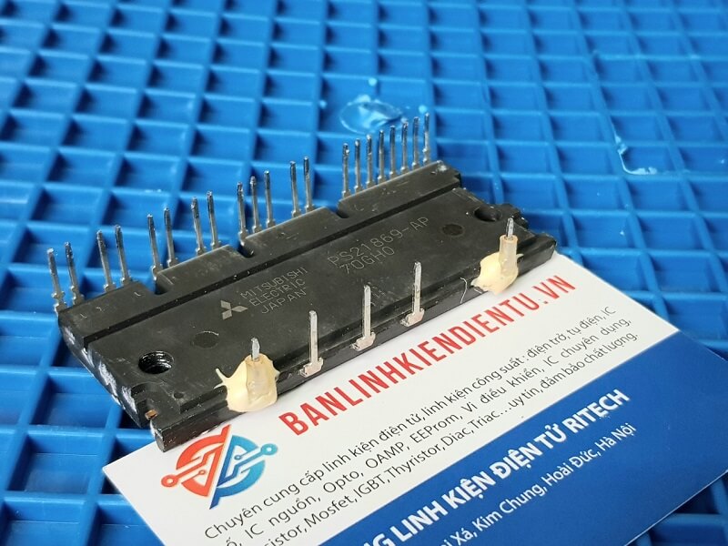 PS21869-AP PS21869 Module Công Suất Biến Tần 3 Pha 50A 600V (tháo máy)