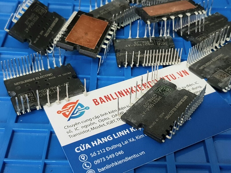 Alternative view of PS21964-AT PS21964 Module IGBT Mitsubishi 15A 600V (Tháo máy)