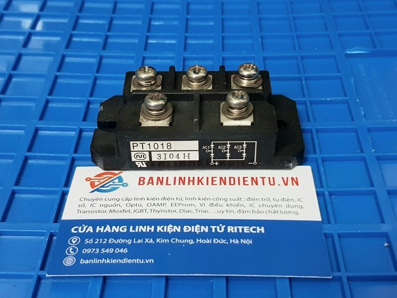 Alternative view of PT1018 Module Diode 100A 800V (tháo máy)