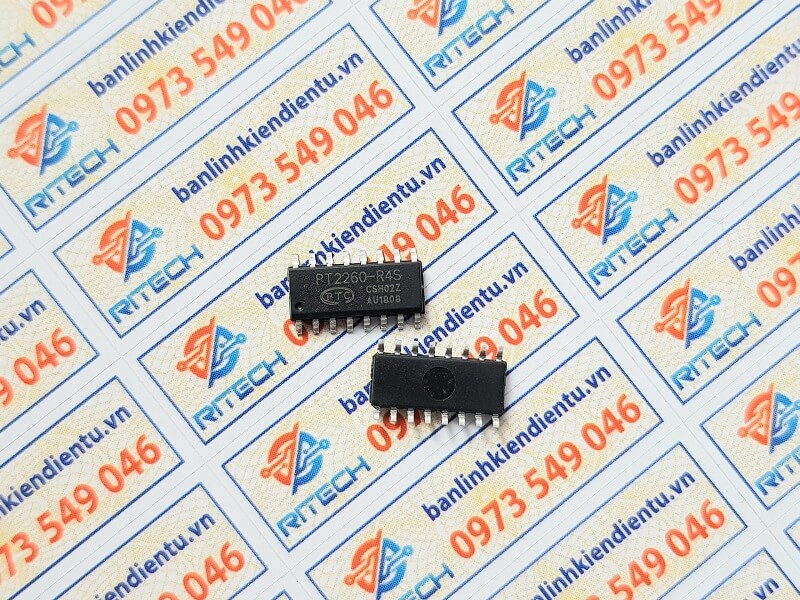 Alternative view of PT2260-R4S Remote Control Encoder SOP-16