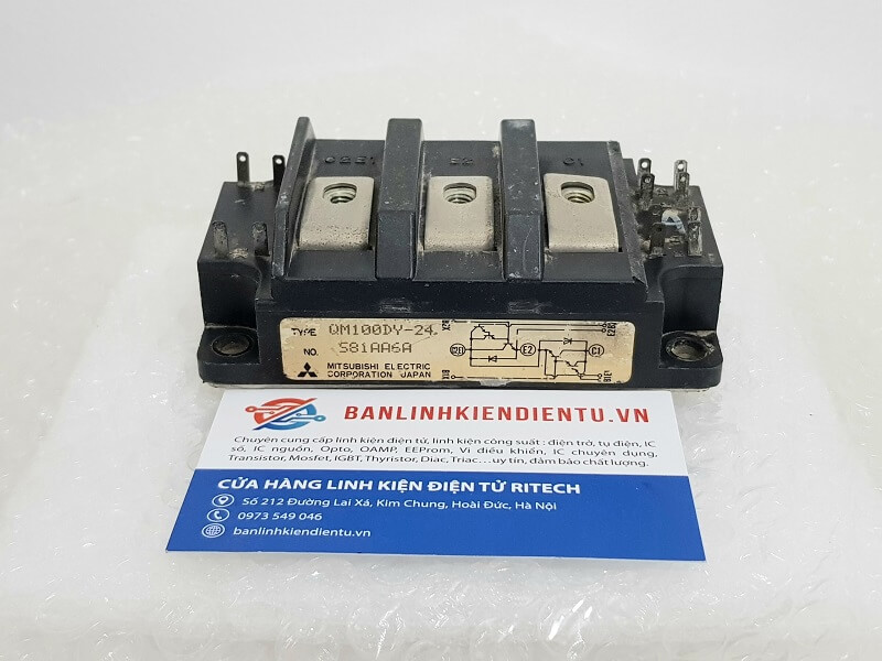 QM100DY-24 Module Transistor 100A/1200V (Tháo máy)
