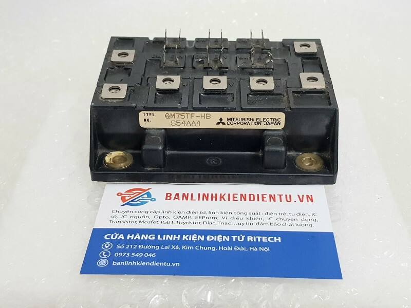 QM75TF-HB Module Transistor Mitsubishi 75A/600V (Tháo máy)