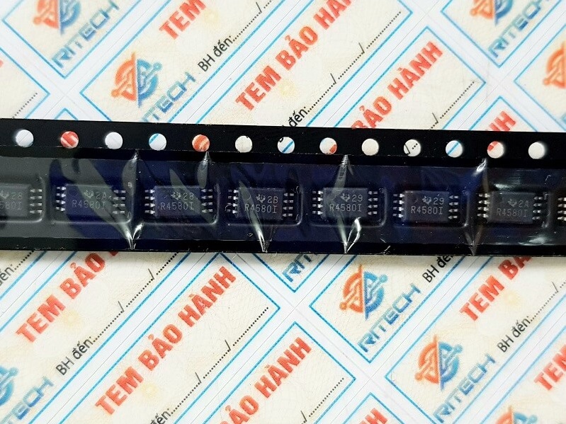 RC4580IDR, R4580I IC Khuếch đại âm thanh kép TSSOP-8