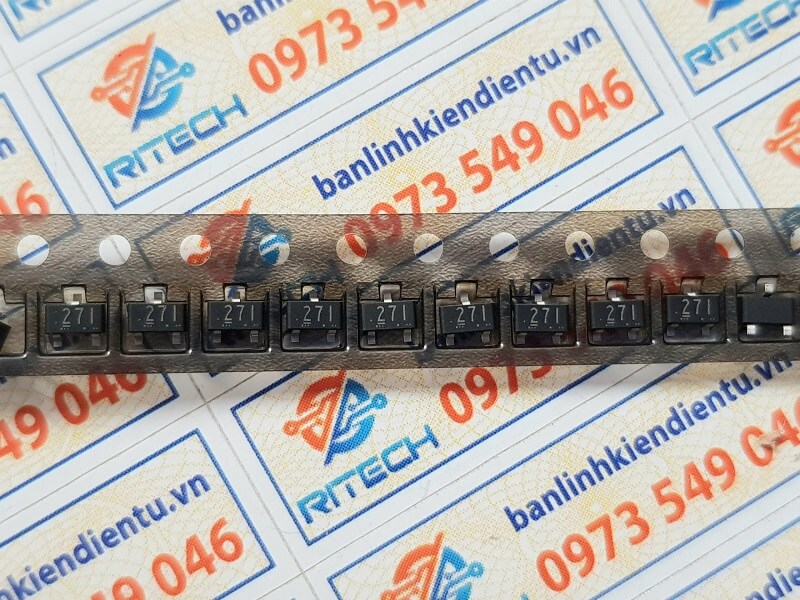 Alternative view of RD2M-T1B ký hiệu 271 diode zener 27V 200mW SOT-23