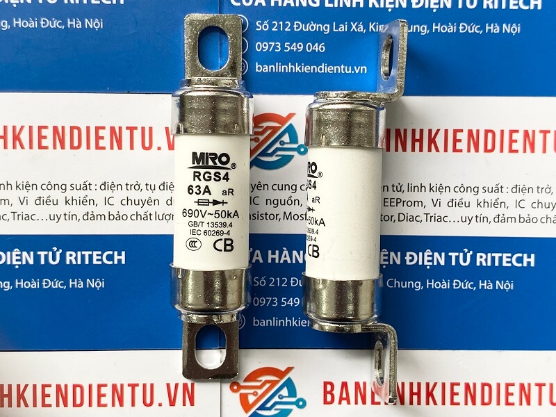 Cầu chì MIRO RGS4 63A 690V