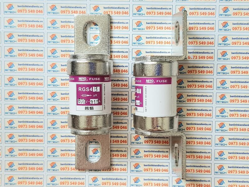 Alternative view of Cầu chì RGS4B-315A MRO, RGS4B 315A 660GH 315A 690V 108x31mm