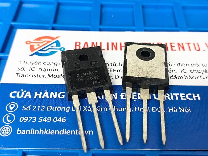 Alternative view of RJH1BF7 IGBT RENESAS 60A 1100V TO247