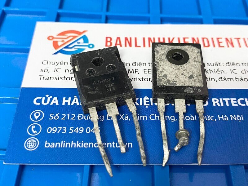 Alternative view of RJH1BF7 IGBT RENESAS 60A 1100V TO247 (tháo máy)