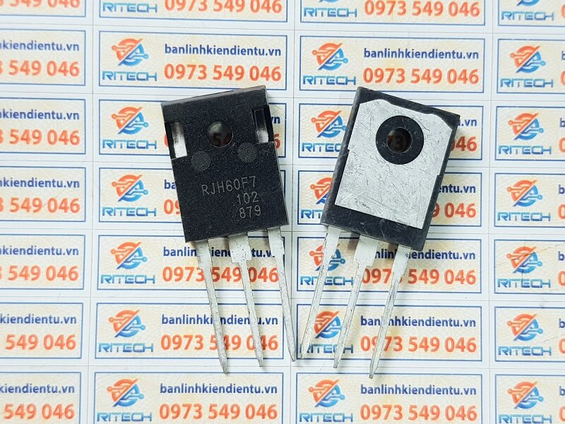 Alternative view of RJH60F7, RJH60F7DPQ IGBT 90A/600V TO-3P