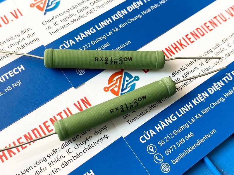 Điện trở dây quấn 47R 20W RX21-20W 47RJ